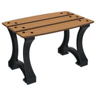 Banquette PRAGUE 1 place lames bois/fonte - Buton Design