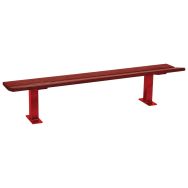 Banquette Pagode 2 m acier bois - Procity