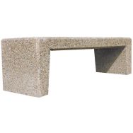Banquette STORY béton gravillons lavés