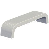 Banquette TIME béton gris sablé L/H/P 220x45x50 cm.