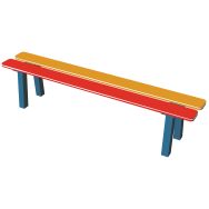 Banquette arc en ciel HPDE - maternelle
