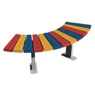 Banquette contour 1/4 rond Ø 2 m - Espace Urbain