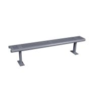 Banquette métal Verpause gris clair RAL 9006