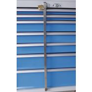 Barre anti-effraction inox cadenassable - Anjou Tolerie