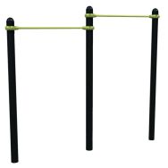 Barre fixe double pour parcours sportif Freetness