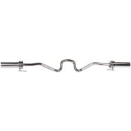 Barre super curl EZ olympique 120 cm Body Solid OB48 pour disques 51mm