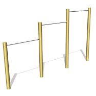 Barres fixes 3 hauteurs