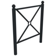 Barrière CROISY tête boule métal - Buton Design
