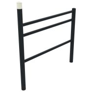 Barrière LIZEL PMR tête bombée métal - Buton Design