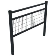 Barrière LIZEL tête bombée grillage métal - Buton Design