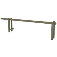 Barrière basculante en rondins passage 3 m - Mobextan