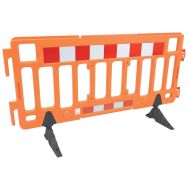 Barrière plastique - orange 2m