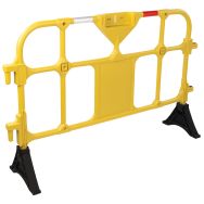 Barrière plastique avec pieds