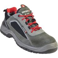 Baskets basse croûte de protection grises taille 44
