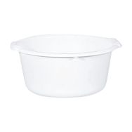 Bassine ronde polypropylène blanc - Plastorex