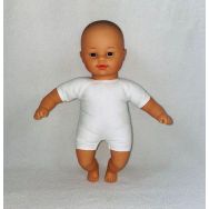 Bébé asiatique garçon corps souple sans cheveux