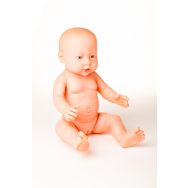 Bébé européen fille 40 cm sans cheveux