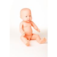 Bébé européen garçon 40 cm sans cheveux