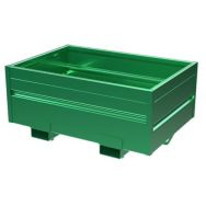 Benne basculante pour retourneur sur socle 500 litres