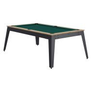 Billard Steel cadre chêne sablé - pieds gris - Rene Pierre
