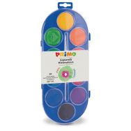 Bloc 10 godets gouache pastille dia 44mm + pinceau PRIMO