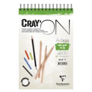 Bloc Cray'ON 160g spiralé - Clairefontaine
