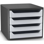 Bloc de classement First - coloris noir et gris - CEP