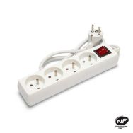 Bloc multiprise 4x16A avec interrupteur, 1m