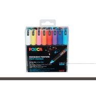 Boite 16 marqueurs Posca pointe ultra fine 0.7 mm
