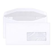 Boite 500 enveloppes gommées 114x229 fen45x100 80g