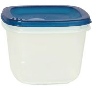 Boîte carrée avec couvercle bleu - 1l