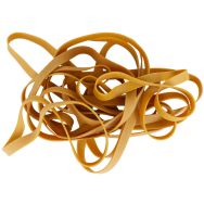 Boite de bracelet caoutchouc blond larges 100g 180x10mm