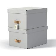 Boîte de rangement Puro avec couvercle - format moyen - 17 L - Leitz