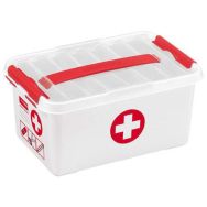 Boite de rangement pharmacie de 6L avec poignée