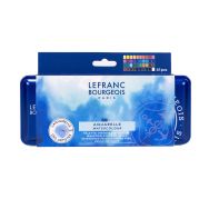 Boite métal aquarelle 40 demi godets avec pinceau