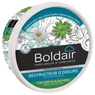 Boldair gel destructeur d'odeurs thé vert aloe vera - 300g