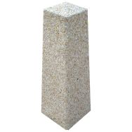 Borne PYRY pyramidale béton - gravillons lavés