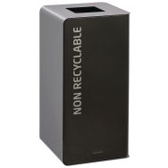 Borne Tri Selectif Cubatri 40 l ou sans serrure - Rossignol Pro