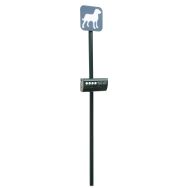 Borne pour sacs de déjection canine rouleau - aluminium vert - Manutan Expert