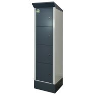 Borne recharge E-Bike IP44 serrure à consigne - Thurmetall