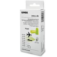 Bouchons d’oreille X Fit - 15 paires - Uvex - 15 pièces