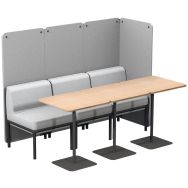 Box Lotua 3 chauffeuses 3 tables tissu 100% polyester _ - Sokoa