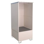 Box de rétention extérieur acier pour GRV - Sameto Technifil