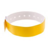 Bracelet plastique vinyle Type L Mat - Jaune