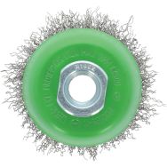 Brosse pour meuleuse fil ondulé 0,3 inox - Norton