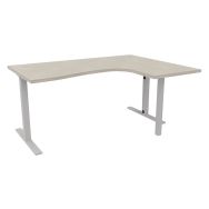 Bureau IDEA TUB asymétrique retour droite 160cm - Quadrifoglio