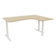 Bureau IDEA TUB asymétrique retour droite 180cm - Quadrifoglio