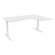 Bureau IDEA TUB asymétrique retour droite 160cm - Quadrifoglio