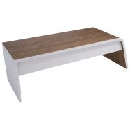 Bureau Sumba voile fond pied vertical à droite - Enond Mobilier