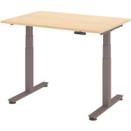 Bureau assis-debout série XDSM - 120x80 cm - Hammerbacher